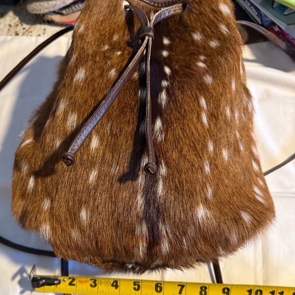 Sika Deer Purse. Real leather. Handmade from New Zealand - Picture 6 of 11